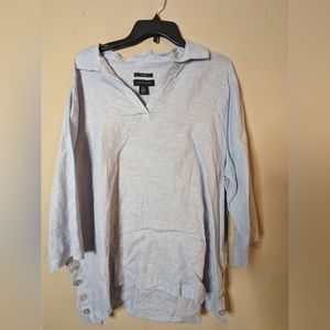 Tahari Linen Blouse